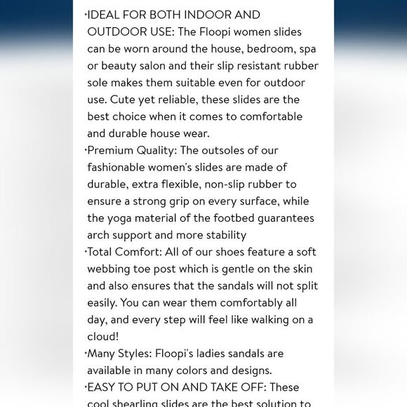 Floopi Sophie Comfort Slide Sandal - Picture 5 of 9